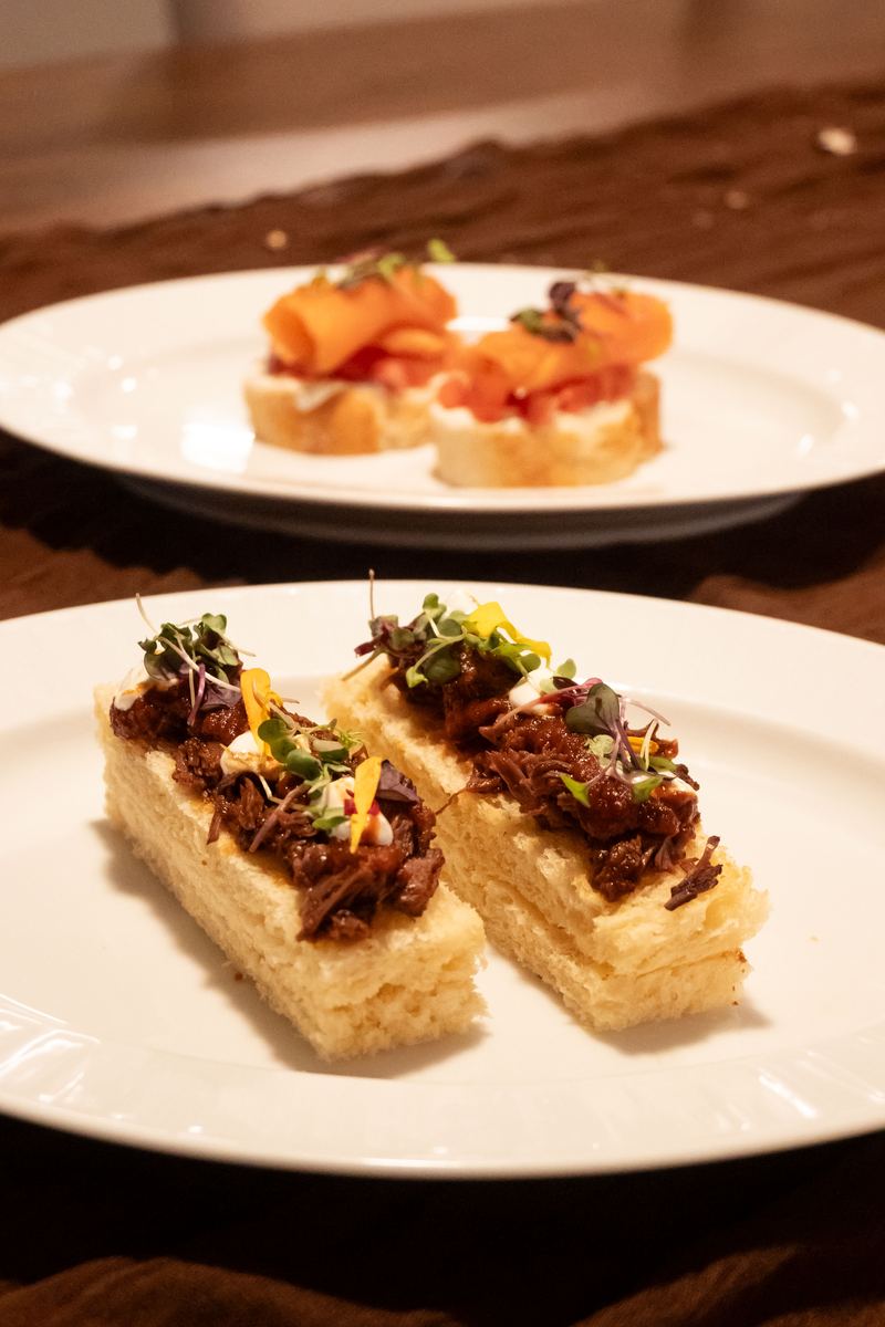 Canapés de ternera